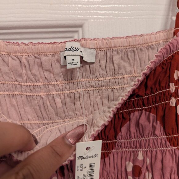 Madewell Theo Sleeveless Midi Dress in Geodaisy Batik - Picture 8 of 10